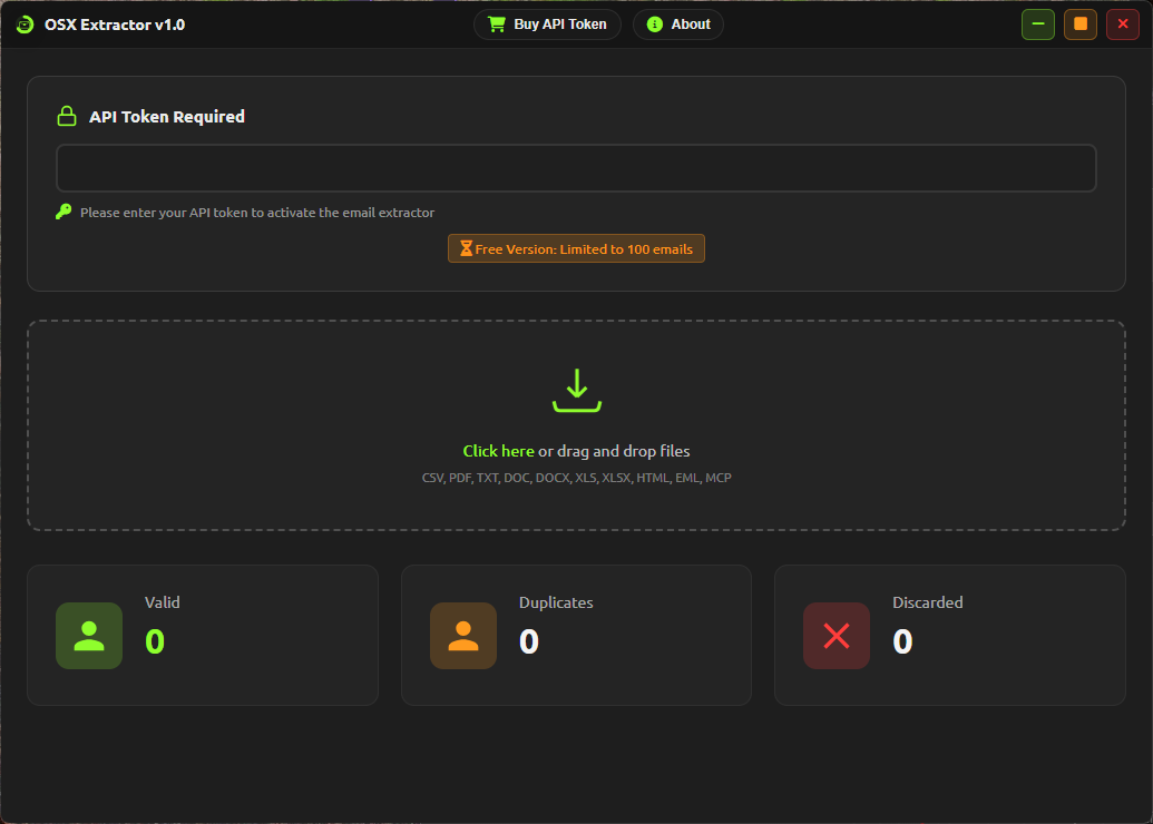 OSX Extractor screenshot